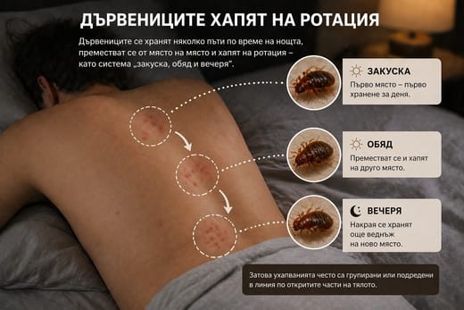 Как хапят дървениците